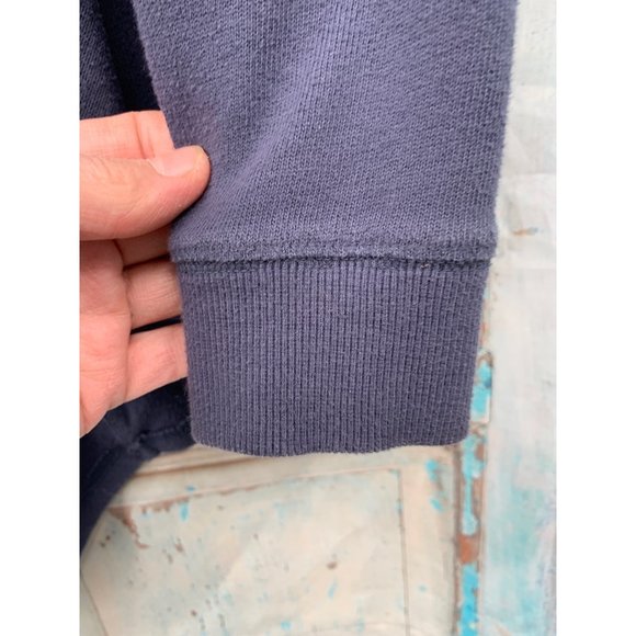 Alternative Asymmetric Open Cardigan Sweater Medium Cornflower blue with Queen A - Picture 9 of 11